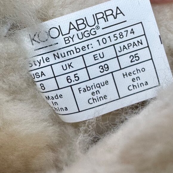 NEW Kookaburra By UGG Victoria Suede Boots SZ 8 Tan Shearling Fur Bow Winter - Picture 7 of 8